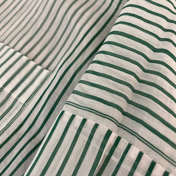 VINCE COTTON SILK SHEER BLOUSE - Picture 13 of 14